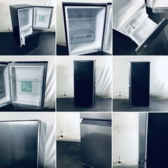 ID:rg220582 アクア AQUA 冷蔵庫 一人暮らし 中古 2023年製 2ドア 135L シルバー ファン式 右開き AQR-14N(S)  【リユース品：状態B】【送料無料】【設置費用無料】の画像