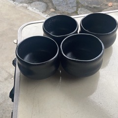 黒の小鉢4個セットの画像