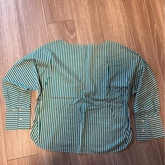ノーリーズ　ストライプ長袖シャツ Mの画像