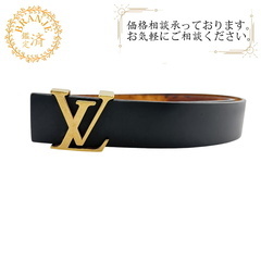 ルイヴィトン LOUIS VUITTON ベルト LVロゴ サン...