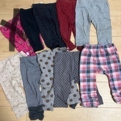 子供服80cmスパッツとズボン21点セットの画像