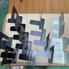 ブックスタンド15個まとめ鉄製の画像