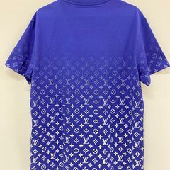 Louis Vuitton Tシャツ モノグラムグラディエント PM222Q NPG HKY46W ブルーペトロール LVSE 綿100％ ルイ・ヴィトンの画像