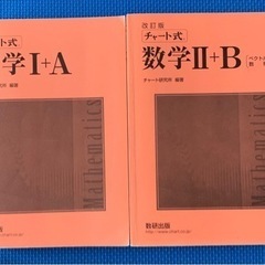 【書き込み無し】赤チャート　数学Ⅰ+A、Ⅱ+B 2冊セット