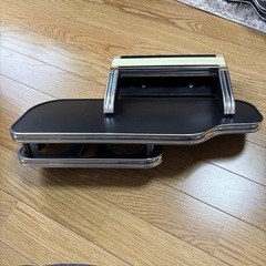 エブリィワゴンフロントテーブルブラックウッド
の画像