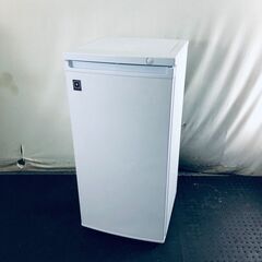 ID:rg220584 レマコム 冷凍庫 一人暮らし 中古 2021年製 1ドア 143L ホワイト 直冷式 冷凍庫（冷凍機能のみ） 右開き RCY-T143  【リユース品：状態B】【送料無料】【設置費用無料】
