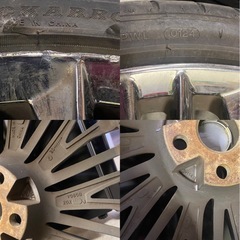 ※ タイヤホイール　225/35ZR20 5穴　20インチ　2024年製　WALD　ジェニュインライン　ホイール　4本セット　9J+35 PCD114.3の画像