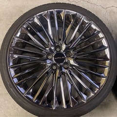 ※ タイヤホイール　225/35ZR20 5穴　20インチ　2024年製　WALD　ジェニュインライン　ホイール　4本セット　9J+35 PCD114.3の画像