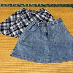 子ども服 140  150ボトムス スカート キュロット  の画像