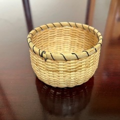 手編みの竹籠（ミニサイズ）