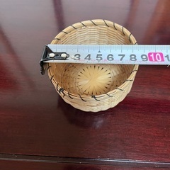 手編みの竹籠（ミニサイズ）の画像