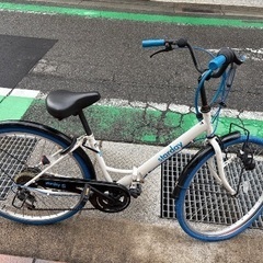 ジャンク品折り畳み自転車