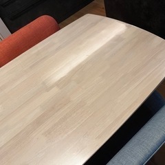ニトリ！美品！リビングダイニングテーブル（リラックスワイド 160 WW)の画像