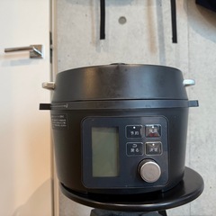【引取限定】アイリスオーヤマ 電気圧力鍋 4.0L ブラック（KPC-MA4-B）の画像
