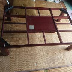 ナショナル家具調コタツ 長方形 訳ありの画像