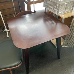 ダイニングテーブル　No.3032　ブラウン　2人掛け　家具の大...
