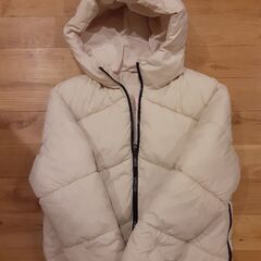 Zara kidsフード付き中綿コート