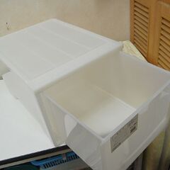 残り5個! NITORI 収納ケース 幅39×奥52.5×高30cm 引き出しタイプ セレス MA-53L ホワイト系 衣類収納 ニトリ 札幌市 清田区 平岡の画像