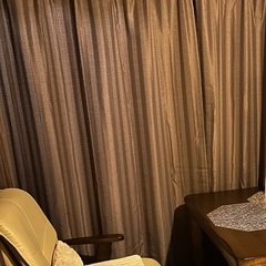お問い合わせ多いため受付終了してます　遮光カーテン　茶色の画像