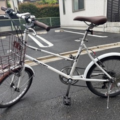 SP-min ミニベロ自転車カゴ付き 