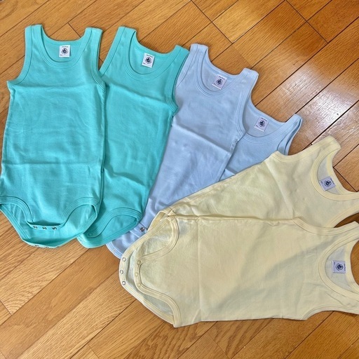 珍しい94cm! PETIT BATEAU　 タンクトップボディ 6枚セット　36M
