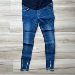 マタニティ デニムパンツ 2枚セットの画像