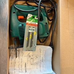 【受け渡し調整中】HOMETOOL ジグソー JS-16V ナカトミ　替刃付き の画像