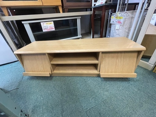 【リサイクルサービス八光】幅119㎝　デルタ　テレビボード フラップ扉収納付き　40型まで対応