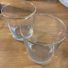 ニトリ　ガラスコップ　2つの画像