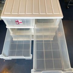 【引取日時限定】　無料　差し上げます　3段チェストの画像