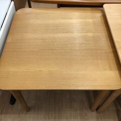 ★ジモティ割あり★  木製ダイニング ナチュラル H64×W75...