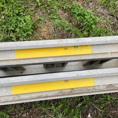 アルミブリッジ 長さ210cm　幅 30cm　耐荷重1000キログラム 二枚セットの画像