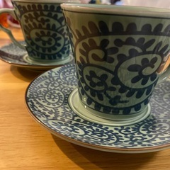 コーヒーカップ　ソーサー　2客の画像