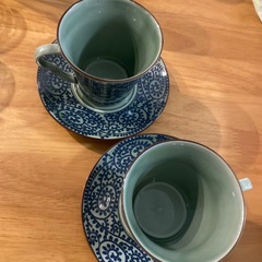 コーヒーカップ　ソーサー　2客の画像