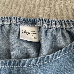140cm デニムセットアップ
の画像