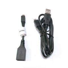 microUSB-USB A変換アダプタL01＆USBデータケーブル