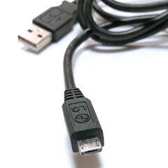 microUSB-USB A変換アダプタL01＆USBデータケーブルの画像