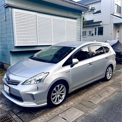 好調、プリウスα 75900キロ禁煙