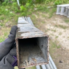 スチール鉄　角パイプ　6cm*6cm 正方形 スチール の画像