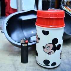 ●Made In USA●米国製　ミッキーマウス　ランチキット　水筒付き　ビンテージ品●水筒入れ　ヴィンテージ　ミッキー　ソフビ　相模原●の画像