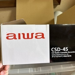 AIWA CDラジオカセットレコーダー　CSD-45