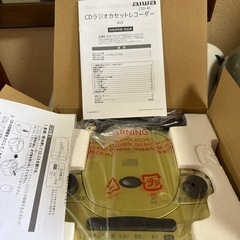 AIWA CDラジオカセットレコーダー　CSD-45の画像