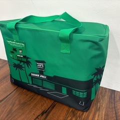 トレーダージョーズ　クーラーバッグ　大型　緑