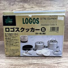【レガストック川崎本店】LOGOS ロゴス アウトドアクッカー 食器 5点セット ツーリングクッカーセット ステンレスの画像