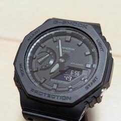 【美品】G-SHOCK Gショック ジーショック 腕時計 八角形 GA-2100 オールブラック カーボンコアガードの画像