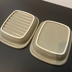 トースター用小皿２枚➕専用コースターの画像