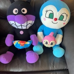 ばいきんまん　こきんちゃん　ぬいぐるみの画像
