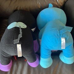 ばいきんまん　こきんちゃん　ぬいぐるみの画像