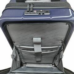 新品！スーツケース Sサイズ USBポート付きTSAロック 拡張機能付き ブルーの画像