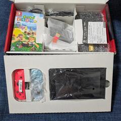 任天堂Switchのセットとどうぶつの森カセット付きの画像